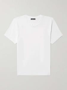 Футболка Lucio из смеси хлопка и льна Frescobol Carioca, белый