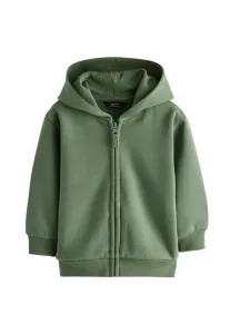 Толстовка на молнии стандартного кроя с характерным рисунком Next, Khaki Green