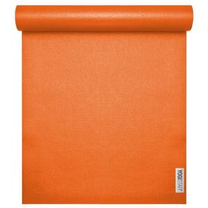 Коврик для йоги Studio Light Yoga нескользящий YOGISTAR, цвет orange