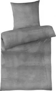 Постельное белье Cashmere Touch 135x200 см, теплое зимнее, серое Carpe Sonno