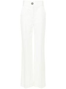 MITILIANE COUTURE брюки в тонкую полоску, нейтральный цвет