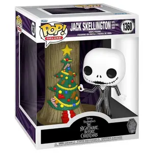 Фигурка Funko «Кошмар перед Рождеством» Disney Deluxe Jack «Скеллингтон с рождественской дверью», выпущенная к 30-летию мультфильма «Кошмар перед Рождеством», мультиколор
