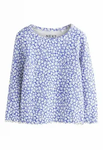 Рубашка с длинным рукавом, прямого кроя Next, Blue