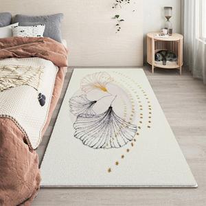 Budis Ковер 80х200 см из искусственной шерсти для спальни/гостиной, плотный, охлаждающий, Jianshi Bedside Rug-17