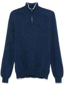 Fedeli кашемировый пуловер, синий