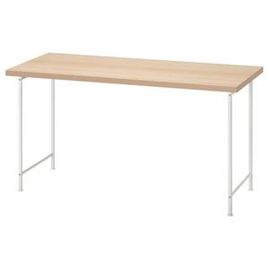 Стол письменный Ikea Lagkapten/Spand 140х60, дуб/белый