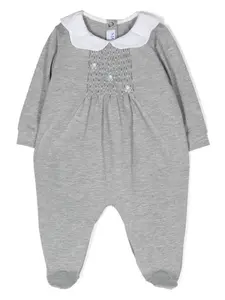 Боди с вышивкой Siola, серый