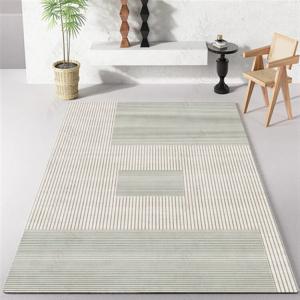 Saint Valentine Ковер 60х90 см из бархата в стиле ваби-саби для гостиной, скандинавский лайт-люкс