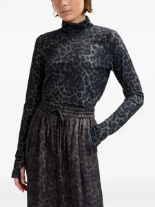 Футболка Isperenza с леопардовым принтом Essentiel Antwerp, черный