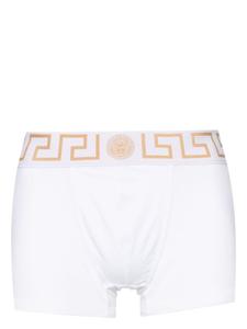 Versace трусы-брифы с узором Greca, белый