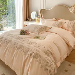 LUOLAI HOME Комплект постельного белья 4 предмета, простыня 180 см, пододеяльник 200x230 см