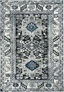 SAFAVIEH коллекция Vintage Hamadan ковер, 69 x 122 см, темно-серый и айвори, восточный дизайн, без линьки и простой в уходе, идеален для помещений с высокой проходимостью в прихожей, гостиной, спальне (VTH211H)