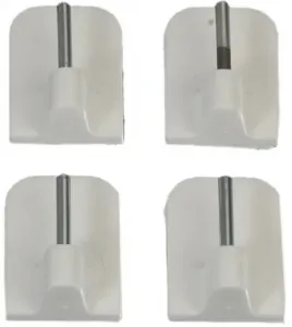 Клейкая подложка Liedeco, (набор, 4 шт.), для витрин для баров-бистро 1,7х2,4 см, белый