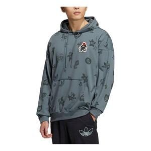 Толстовка Men's adidas originals Logo Printing Blue, синий