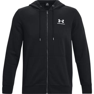 Толстовка с капюшоном ua essential flice fz hood Under Armour, черный