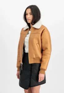 Куртка из искусственной кожи Alpha Industries, Camel