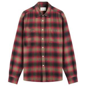 Клетчатая фланелевая рубашка Deon Nn07, красный check