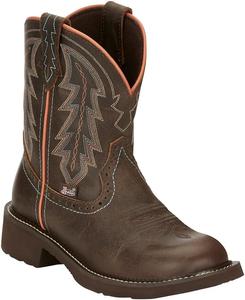 Ботинки Justin Boot Company Women`s Gypsy Brown Vamp 8In Round Toe Western Boot