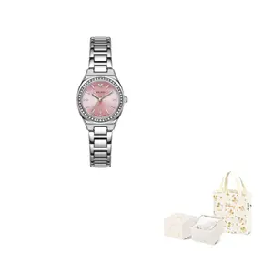 Часы MICKEY Collection с кварцевым механизмом, ремешок из сплава, женские часы, циферблат цвета перламутра Disney