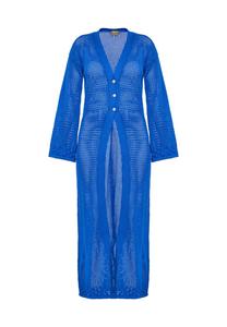 Кардиган myMo CO-BRANDED WITH EBEEZA, Kobaltblau/Dark Blue