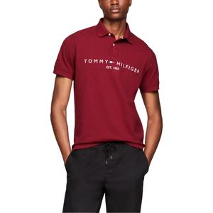 Tommy Hilfiger Бордовая поло для мужчин