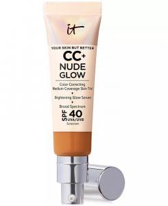 Легкая тональная основа CC+ Nude Glow + сыворотка для сияния SPF 40 It Cosmetics, цвет Tan Rich