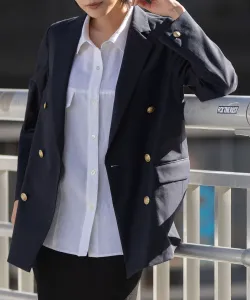 двубортный приталенный пиджак