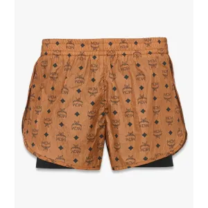 Шорты с монограммным принтом из материала Econyl Mcm