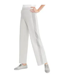 Вязаные брюки, фасон Max Mara, серый