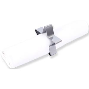 Комплект колец для салфеток, держатели для салфеток, звездный дизайн, из нержавеющей стали Echtwerk, серебристый