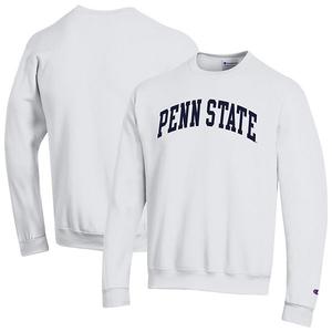 Мужской белый свитшот penn state nittany lions basic arch fleece Champion