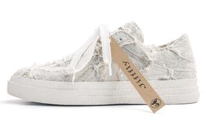 Кроссовки для скейтборда унисекс низкие белые Jifffly, черные