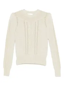 Свитер Kelia с косичной вязкой и ажурными деталями MARANT ÉTOILE, нейтральный