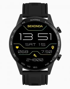 Часы Sekonda Sekonda active plus 45 мм круглые черные