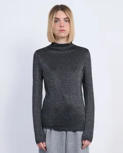 Женский джемпер с высоким воротником и длинными рукавами Lili Sidonio, черный