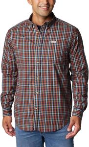 Мужская рубашка Columbia Rapid Rivers II с длинным рукавом, Collegiate Navy Everyday Gingham