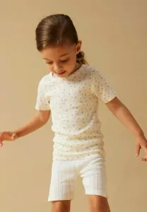 Футболка приталенного кроя с принтом Lil' Atelier, Coconut Milk