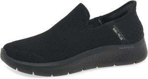 Мужские кроссовки Skechers Go Walk Flex без застежек для ходьбы, черный