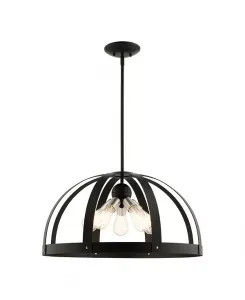 Подвесная люстра Stoneridge на 5 ламп Livex, black