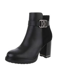 Ital-Design Черные туфли на высоком каблуке