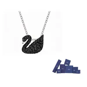 Swarovski Кристальное ожерелье женское черное