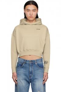 Толстовка с рукавами Teddy twins We11Done, хаки