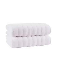 Набор банных полотенец Depera Home из турецкого хлопка 8 шт, белый