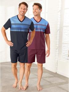 Sieh an! Короткие шорты темно-синего и бордового цвета