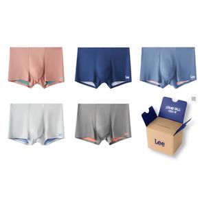 Цветные трусы Prism Color Two для мужчин боксы 5 штук Lee, светло-серый