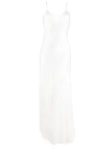 Шелковое платье Hansal Cult Gaia, белый
