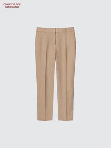 Зауженные брюки до щиколотки Uniqlo, цвет 33 хаки