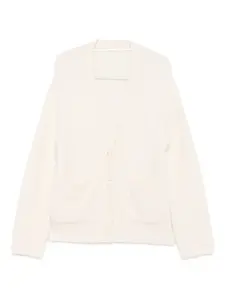 Кардиган с V-образным вырезом и карманом Dorothee Schumacher, белый