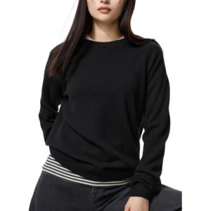 Кашемировый свитер Women's UNIQLO, черный