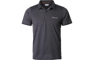 Футболка поло мужская тёмно-серая Columbia